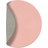 Lind DNA Cloud Circle Reversible Pink-Light Grey Coaster 10cm