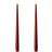 Deluxe Homeart Real Flame Red LED Candle 28cm 2pcs