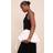PrettyLittleThing Cream Pu Oversize Drawstring Clutch Bag - White
