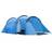OutSunny 2 - 3 Person Tunnel Tent With 1 Bedroom - Blue