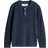 H&M Waffle Knit Henley Jumper - Dark Blue (1238181008)