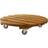 Dakota Fields Caziyah Wood Caddy Plant Stand Brown 50cm H x 50cm W x 50cm D