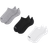 Lululemon Daily Essential Tab Socks 3-pack Unisex - White/Heathered Core Light Grey/Black