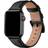 Sunfwr Leather Strap for Apple Watch 42/44/45/49mm Black
