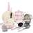 GreenLife Soft Grip Pink Cookware Set with lid 16 Parts
