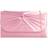 SVNX Ruched Satin Clutch - Pink