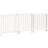 vidaXL radiatorskjuler 210x21x85 cm massivt fyrretræ hvid