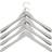 Hay Soft Coat Wide Grey Hanger 44cm 4pcs