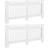 vidaXL radiatorskjulere 2 stk. MDF 172 hvid