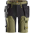Snickers AllroundWork Fullstretchshorts 6175 - Khaki Green/Black
