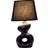 Cottex Pablo Black Table Lamp 36cm