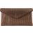 Carvela Synthetic Clutch Bag - Dark Brown