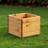 Primrose Wooden Square Redwood Outdoor Flower Pot 36 cm