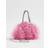 River Island Womens Pink Diamante Feather Clutch Bag
