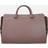 Burberry Banwell Medium Leather Check Canvas Satchel - Grey
