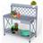 August Grove Wooden Garden Potting Table With Drawer And Trellis 116cm H x 112cm W x 53cm D