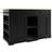 Lark Manor Kitchen Island With 2 Doors 2 Drawers And Shelves - Black