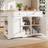 Lark Manor Kitchen Island With 2 Doors 2 Drawers And Shelves - White