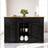 Ebern Designs Kitchen Island Trolley Equipped With Power Strip - Black