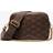 Michael Kors Medium Logo Embossed Burnished Leather Crossbody Bag - Brown