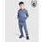 adidas Essential Overhead Hooded Tracksuit Kids - Blue