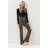 LTS Leopard Print Flared Leggings - Brown