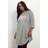 Yours Ribbed Mini Shift Dress - Light Grey