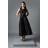 Coast Bow Detail Full Skirt Midi Dress - Black