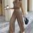 Shein Serisse 2pcs Women Summer Casual Pants Set