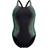 Speedo Digital Printed Medalist Swimsuit - Black
