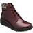 Lotus Abelia Patent Zip-Up Ankle Boots - Burgundy