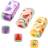 Shein 3pcs Cute And Creative Fruit Shaped Erasers