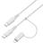 Sandstrom USB-C Till USB-C Kabel Lightning Adapter 3m 3m