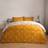 OHS Geometric Print King Duvet Cover Yellow (230x220cm)