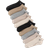Shein 10 Pairs Women's Striped Heart Outdoor Sports Casual Short Socks