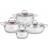 Karaca Emirgan Cookware Set with lid 8 Parts