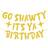 Shein Diy String Glitter 1piece Go Shawty It's Ya Birthday Funny Birthday Gold Glitter Banner