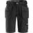 Snickers Workwear 3023 Craftsmen Holster Pocket Rip Stop Shorts - Black