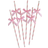 Shein 1-20pcs/10pcs/1set Glitter Bow Decor Straws