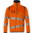 Mascot 19005-351 Accelerate Safe Knitted Jumper with Half Zip - Hi-Vis Orange/Dark Navy