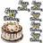 Shein Glitter Happy Birthday Cake Topper 70 Years Old Cake Decoration