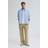 H&M Regular Fit Short-sleeved Shirt - Light Blue/Checked