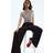 H&M Ladies Wide Pull-On Trousers - Black