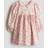 H&M Floral Printed Cotton Dress - Light Pink