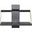 Andersen Furniture Wood Black Wall Shelf 30cm