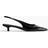 H&M Spetsiga Slingbacks Med Taxklack - Svart