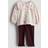H&M Baby 2-Delat Set Med Blus Och Leggings - Ljusrosa/Blommig