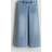 H&M Vid Byxa Med Denimlook - Ljus Denimblå