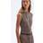 H&M Ladies - Dark brown/Checked Belted mini dress - Size: S -
