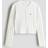 H&M Cable-Knit Cardigan - White